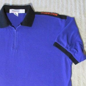 Vintage 90's Nautica Polo 1/4 Zip Shirt Purple